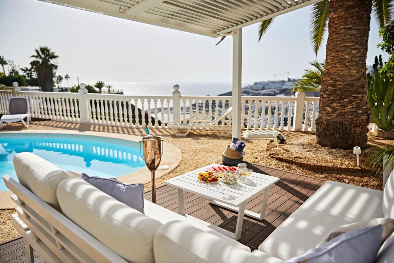 Stunning Villa With Breathtaking Ocean View Mogán Exterior photo