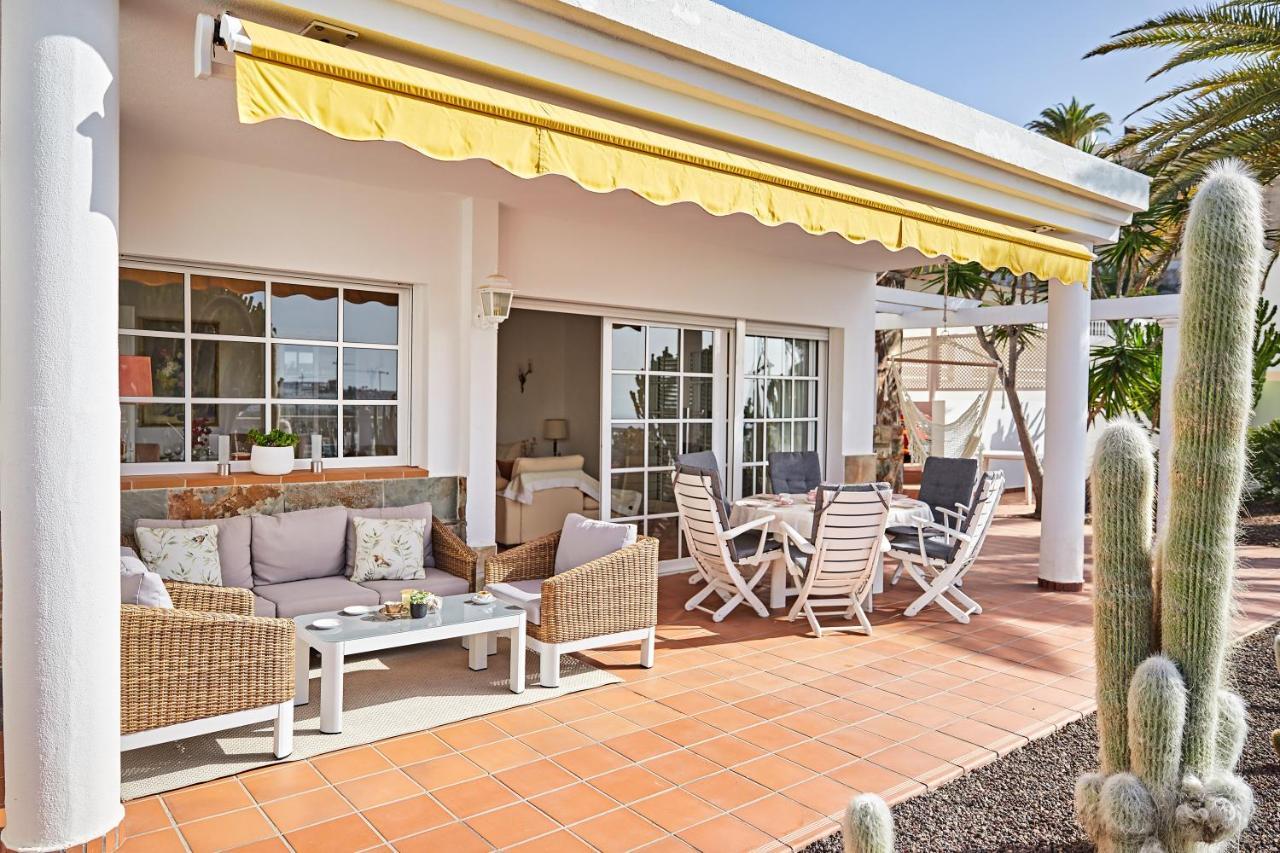 Stunning Villa With Breathtaking Ocean View Mogán Exterior photo